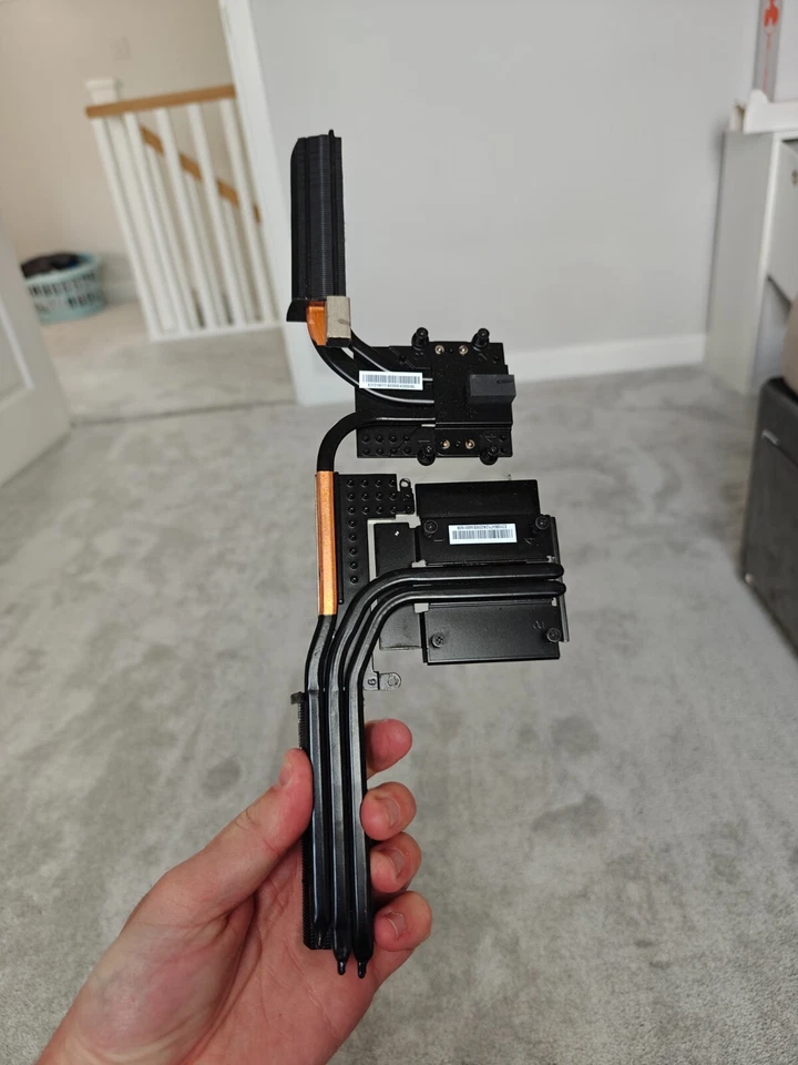 MSI GT72 GTX 980 MXM Heatsink + CPU & Fans - Image 2 of 2