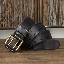 Men  s Top Grain Leather Belts for Men Genuine Solid Belt Jeans Belts for Men