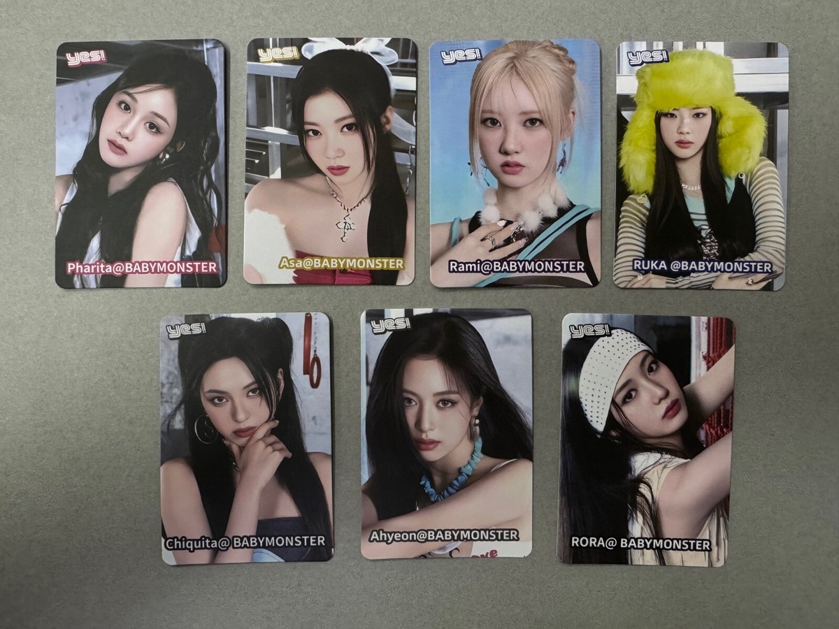 KPOP Babymonster Asa Pharita Rami RUKA Chiquita Ahyeon Rora 7 YES