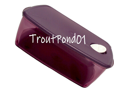 Tupperware Rock N Serve 3 3/4 Quart Lg  Rectangle Dewberry Purple Microwave Dish
