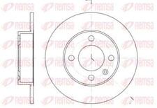REMSA 2x Bremsscheibe hinten Ø232 mm Voll für VW Lupo 6X1 6E1 1.4 Polo 6N2 6N1