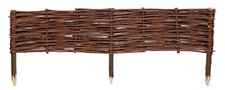 Willow Wicker Lawn Edging Fence- 40cm (Height)