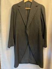 Men’s Vintage Grey Single Button Tail Coat