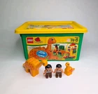 Vintage LEGO Duplo #2603 Cavemen & Dinosaurs Set With Tub 1997 - 100% COMPLETE!