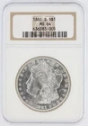 1881-S Morgan Silver Dollar NGC MS64 S$1 San Francisco Mint No Reserve