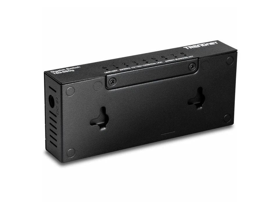 TRENDnet 8-Port Unmanaged Gigabit GREENnet Desktop Metal Switch, Fanless, 16Gbps - Image 3 of 4