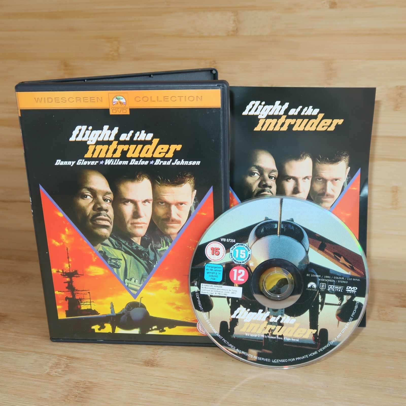 Flight of the Intruder DVD    Danny Glover Willem Dafoe  1990