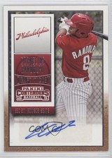 2015 Panini Contenders Draft Ticket Cornelius Randolph #11 Auto 1v7