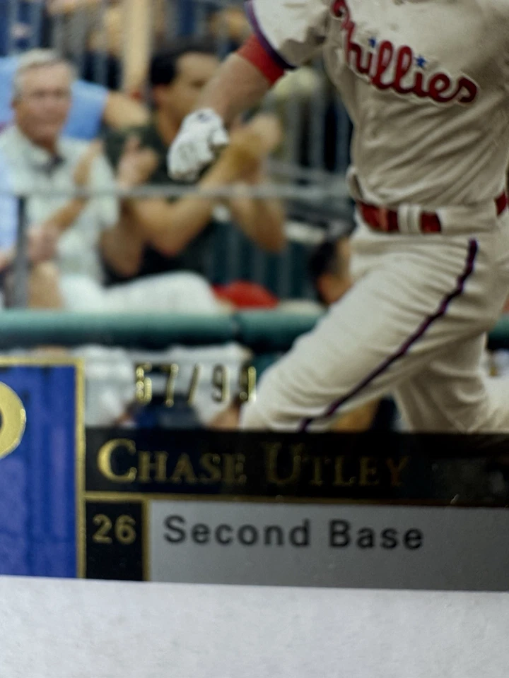 Upper Deck 2009 - Chase Utley #814 dorado/99 Foto 2 de 3