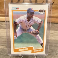 Jose Uribe [Error] #74 Prices | 1990 Fleer | Baseball Cards