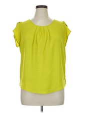 London Rose Women Green Short Sleeve Blouse XL