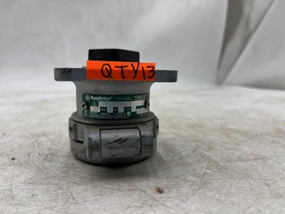 Appleton ADR3044 Spring Door Receptacle Relay Only 30 Amp 4W 4P 1 Per Order