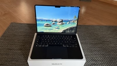 Apple MacBook Air 13,6'' 256GB SSD M2 8GB Midnight, OVP, Zubehör, TOP-Zustand ***