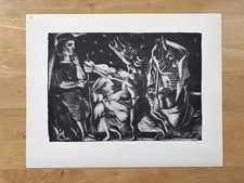 Original Pablo Picasso Lithograph from 1956 First Edition Suite Vollard - 97/100