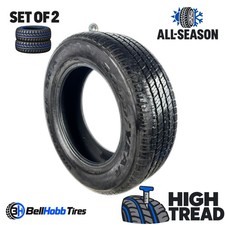 Set Of 2 Used P27560r20 Goodyear Wrangler Sr-a 102h - 832 Set Of 2 Used P27560r20 Goodyear Wrangler Sr-a 102h - 832