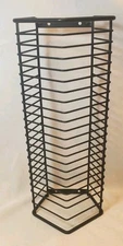 Compact Disc Jewel Case Vtg Wall Mount / Freestanding Storage Tower Holds 22 CDs