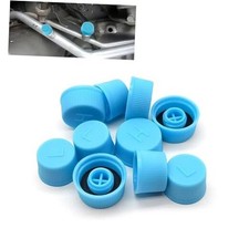 WZP 10PCS Car A/C Valve Core Caps, R134a AC System Charging Port Caps,