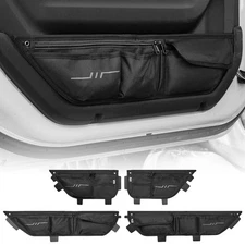 JOYTUTUS Car Door Storage Pockets Compatible with 2018-2026 Wranlger JL & Gla...