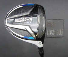 TaylorMade Sim Max V Steel 15° 3 Wood Regular Graphite Shaft Prosimmon Grip **