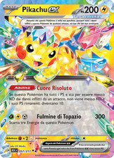 Pokemon TCG GCC Pikachu ex 057/217 Italiano EXC/NM Ascendend Heroes ASC