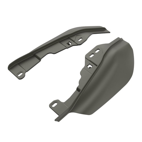 Advanblack Industrial Gray Denim Mid Frame Air Deflector For 09+ Harley Touring - Picture 6 of 9