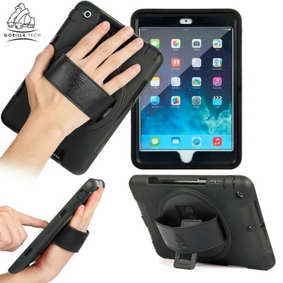 Gorilla Tech Survivor Slim 360° Grad Handschlaufe Case Cover Ständer Apple iPad