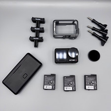 DJI Osmo Action 4 Adventure Combo 3 Batteries Charging Case Cage 3 Mounts ND Fil