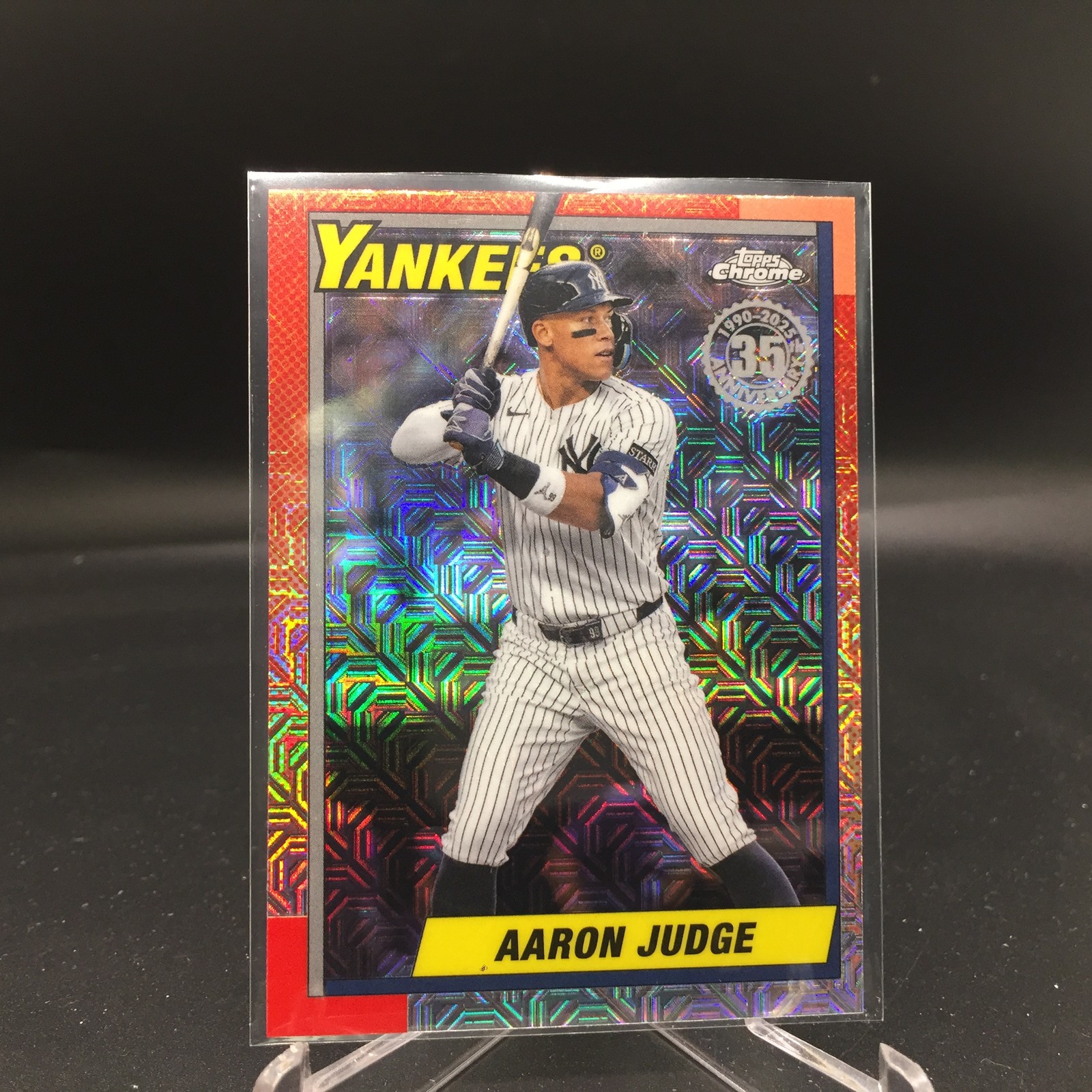 Aaron Judge 2025 Topps Update 1990 Silver Pack Mojo U90C-44 New York Yankees
