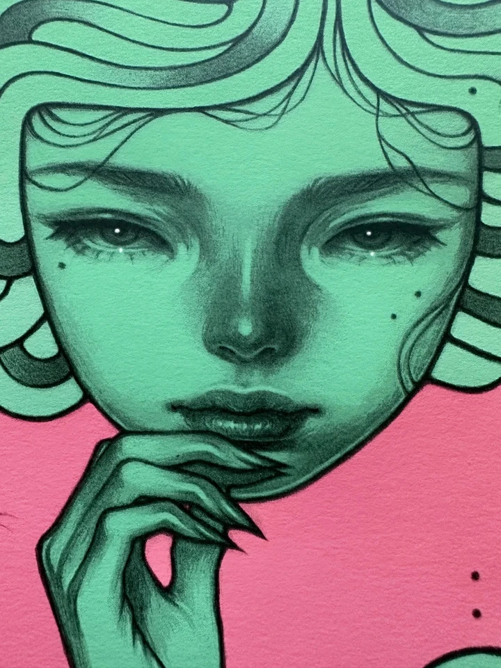 Sorcerous, Audrey Kawasaki (2023, 20" x 20", #40 de edición limitada de 500) Foto 3 de 4