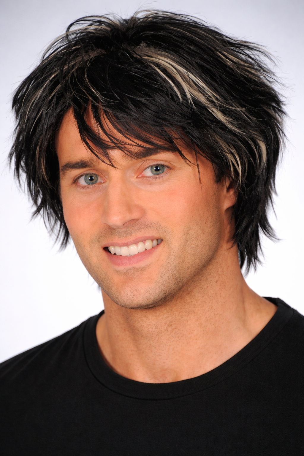 Adult Black and Blonde Teen Idol Wig