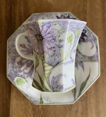 ROZENBURG Eierschale Porzellan TASSE & UNTERTASSE Den Haag Antik 1897-1909 VAN ROSSUM - Bild 20 von 21