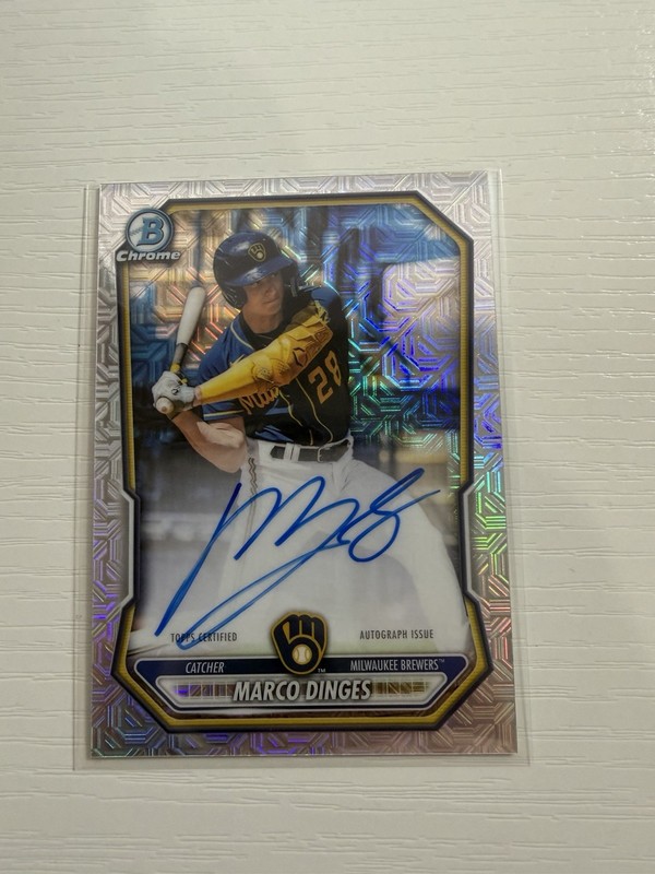 2026 Bowman Marco Dinges Mojo Refractor Auto!!!! 🔥🔥🔥🔥