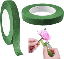 Blumenklebeband,2 St&uuml;ck Florales Klebeband,Selbstklebendes Floristenband Gr&uuml;n, K