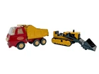 Vintage Tonka Mini Dump Truck and Mini Bulldozer/Loader(Tracked) - Pressed Steel