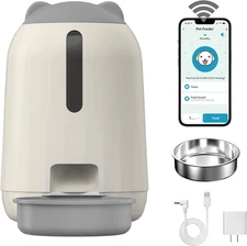 Automatic Cat Feeder, 2.4G Wifi Auto Cat Food Dispenser with App Control, 3L Aut