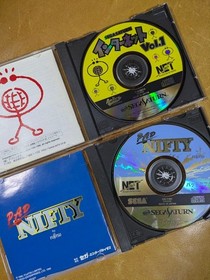 Internet Vol 1 and Nifty PAD Sega Saturn NTSC-J Japan Authentic Untested
