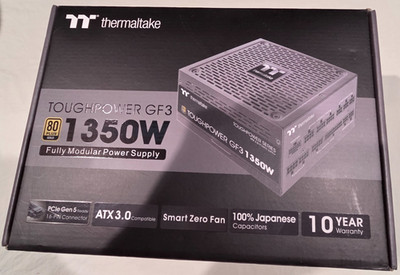 Thermaltake 1350W Toughpower GF3 1350W 80 Plus Gold Full Modular Power Supply