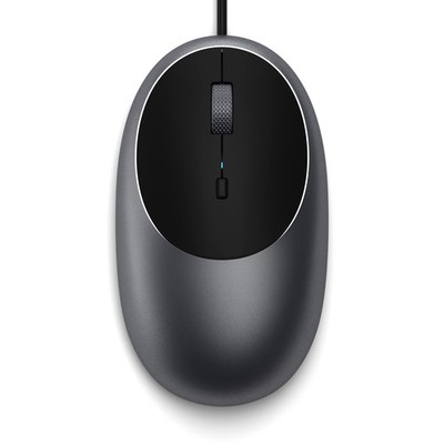 Satechi Aluminum C1 USB-C Wired Mouse   Optical Computer Mouse   For M2/ M1 MacB