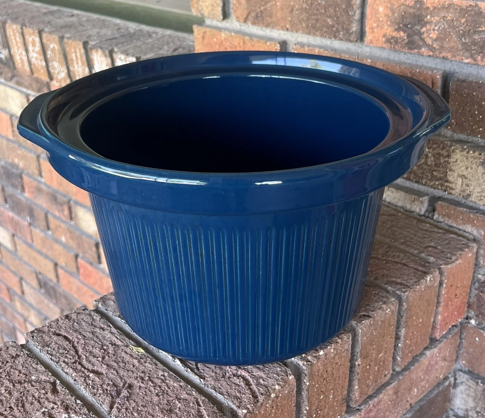 Rival Select Crock Pot Blue Stoneware Insert - Model 3656 6 Qt