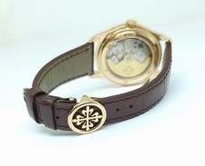 Mens 18k Rose PATEK PHILIPPE Annual Calendar 37 mm Watch Ref 5035R-001* EXLNT 4