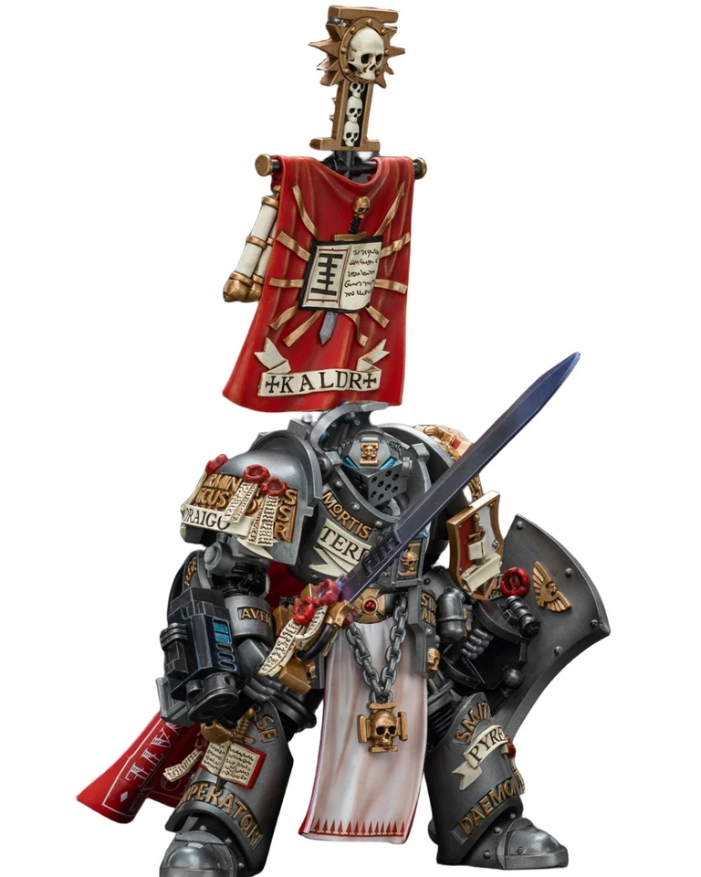 HiPlay JOYTOY Warhammer Grey Knights Kaldor Draigo1:18 Collectible Action Figure - Image 2 of 4