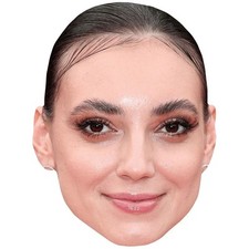 Andreea Cristea Smile Celebrity Mask, Flat Card Face, Fancy Dress Mask