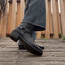 Vintage Durango Harness Boots Men's 10.5 Motorcycle Biker USA