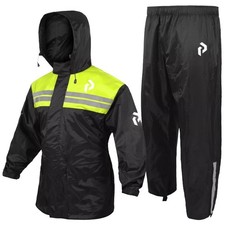 Regenkombi Jacke/Hose Herren Wasserdichter Motorrad-/Fahrradanzug Zweiteiler