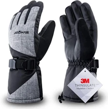 Rivmount Winter Ski Gloves For MenWomen,3M Thinsulate Keep Warm Waterproof Glove