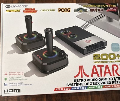 Atari Gamestation Pro with 2 Joysticks and 200 + Games