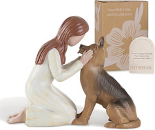German Shepherd Gifts for Women: Dog Memorial Gift Pet Loss Sympathy Bereavement