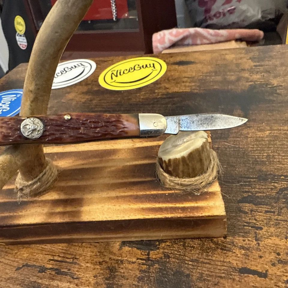 Boy Scouts of America No. de colección Cuchillo Whittler 147 3 hojas Camillus BSA NOS Foto 4 de 4