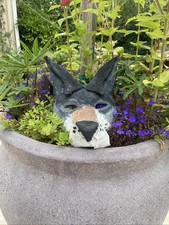 Realistic, Grey Wolf Mask Made With High-Quality Materials And Paints