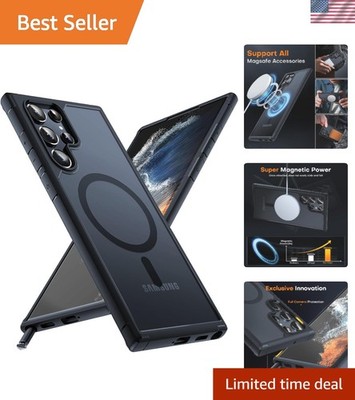 Samsung Galaxy S22 Ultra Magnetic Case - Matte Black